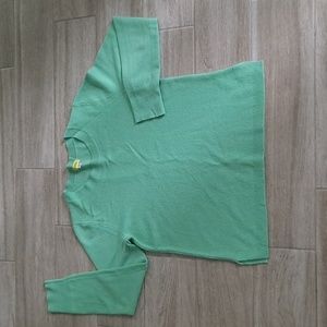 J. Crew cashmere sweater, green